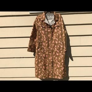 Vintage, super fun, Handloom raincoat